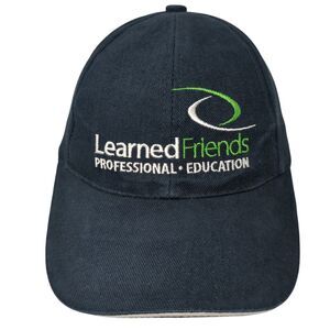 Learned Friends Professional Education Slideback Hat Blue OS Adjustable Cotton